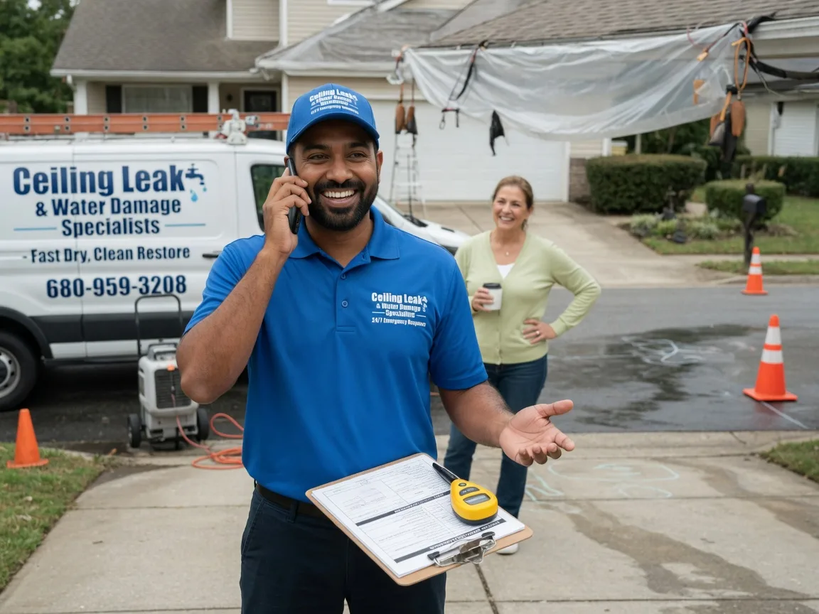 Ceiling Leak Cleanup Arp, TX FAQs